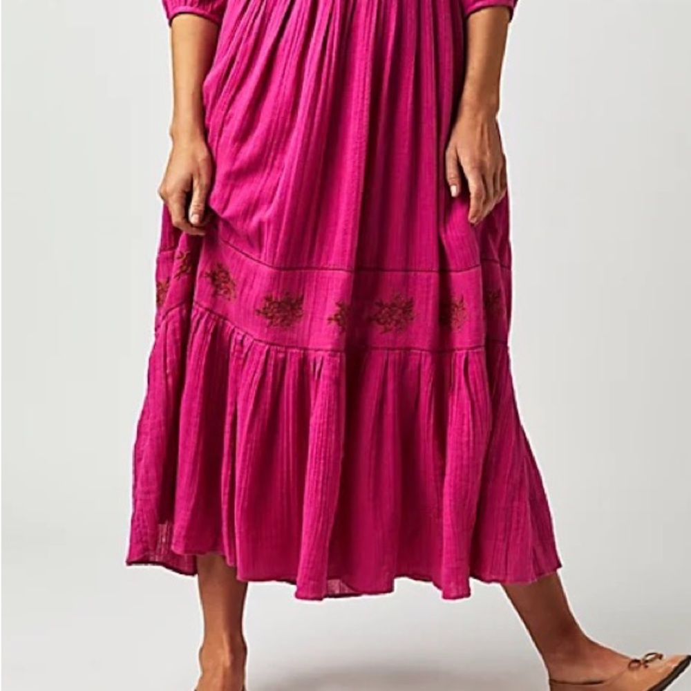 Free People Pink Maxi Dress - Picture 5 of 7